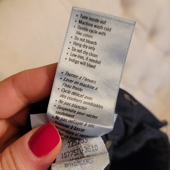 Paige Edgemont Jeans - Dark Blue Skinny Jeans - Picture 9 of 14